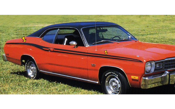 Graphic Express - 1973-74 Plymouth Duster Upper Body 