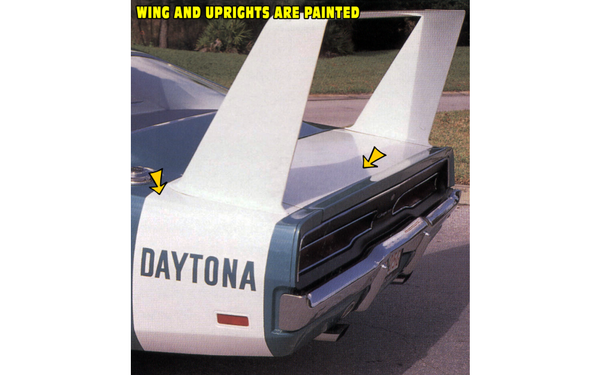 1969 Dodge Charger Daytona Stripes Kit - Daytona Name