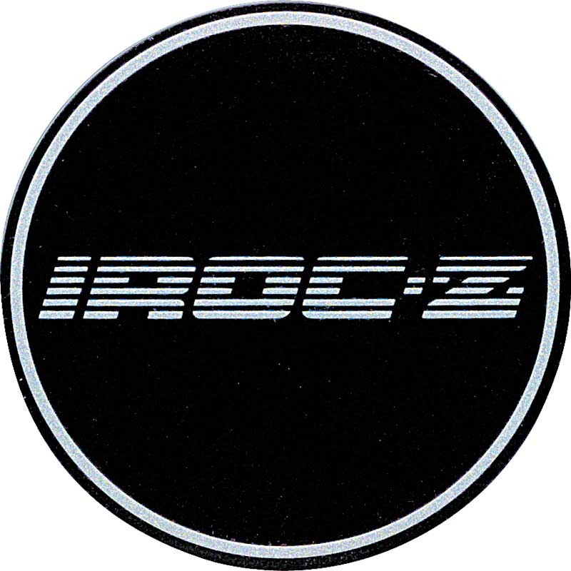 1988 Camaro N90 Aluminum Wheel Center Cap Insert IROC-Z Silver 