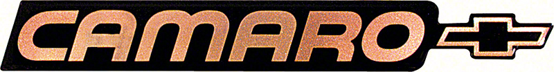 1988 Camaro Gold Rear Panel Emblem 
