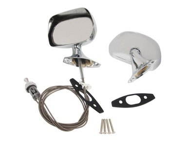  1970-74 AMC Chrome Rearview Mirror Kit