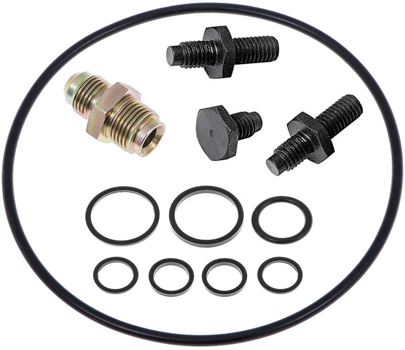 1962-77 GM & Mopar - Saginaw Power Steering Pump Reservoir Installation Set - Standard Finish 