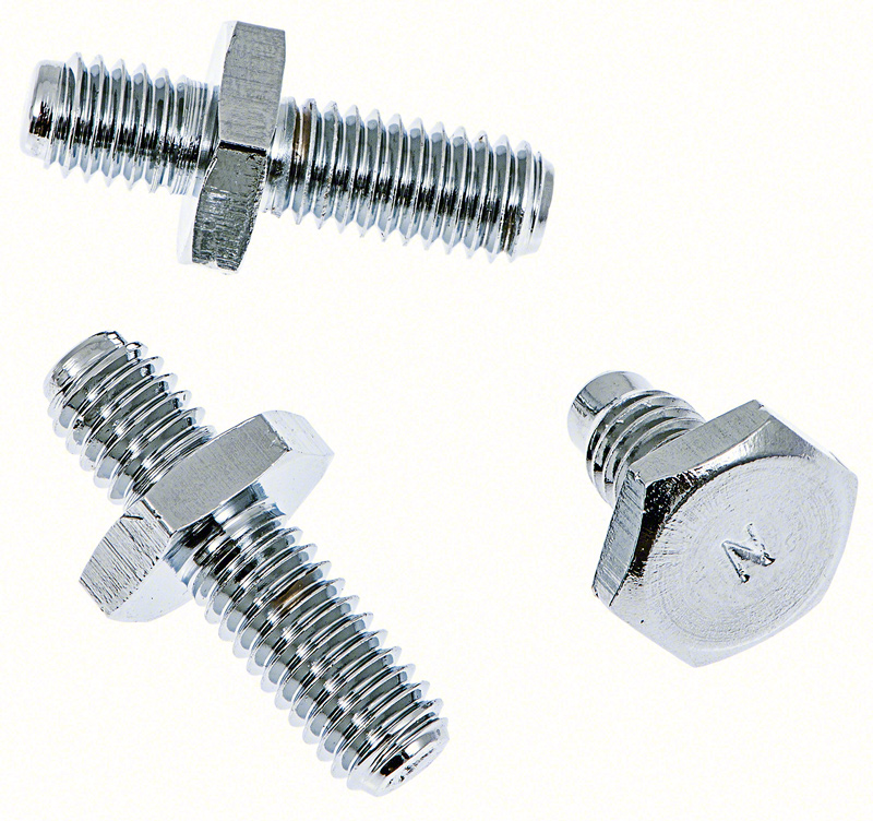 1962-77 GM / Mopar - Saginaw Power Steering Pump Stud And Bolt Set with Chrome Plated Bolts 