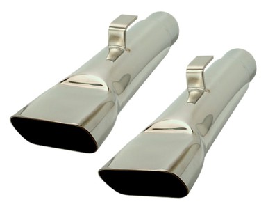  A-body 2-1/2" Stainless Steel Exhaust Tips