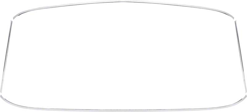 1962-67 Chevy II / Nova 2-Door Sedan Windshield Moldings 