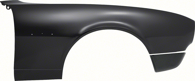 1967 Camaro Rally Sport Right Hand (Passenger Side) Front Fender with Extension 