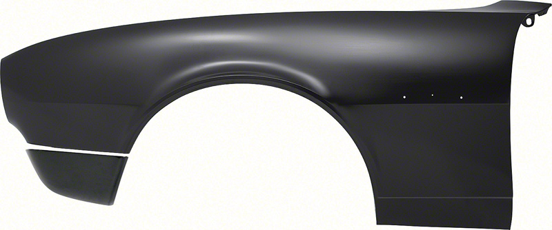 1967 Camaro Rally Sport Left Hand (Driver Side) Front Fender with Extension 