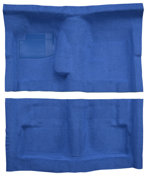 1971-1973 Plymouth Satellite 2DR 4spd Bench Seat Loop Carpet Flooring 01 Black