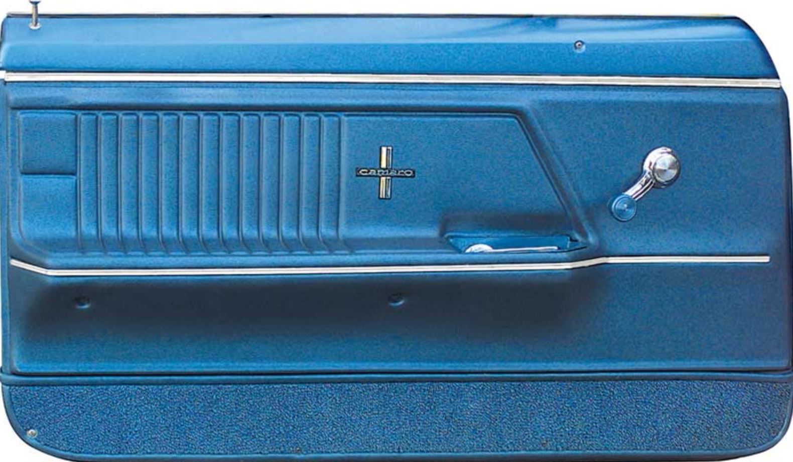 1967 Camaro / Firebird Coupe or Convertible with Deluxe Interior Upper Front Door Panel Molding 