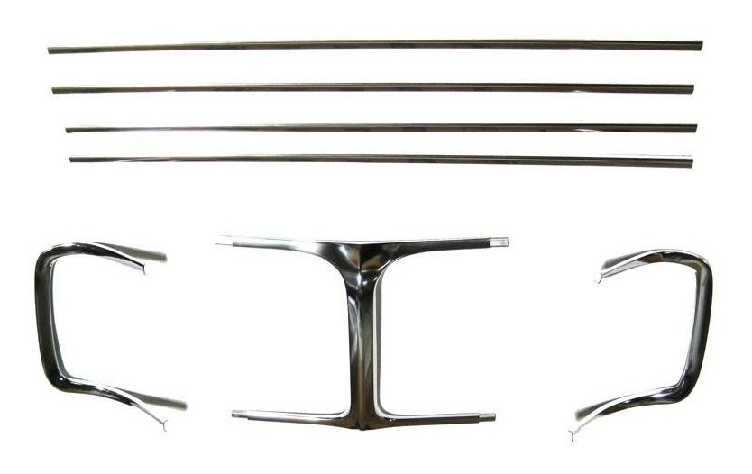 1969 Dodge Charger Complete Grille Moldings Trim Kit