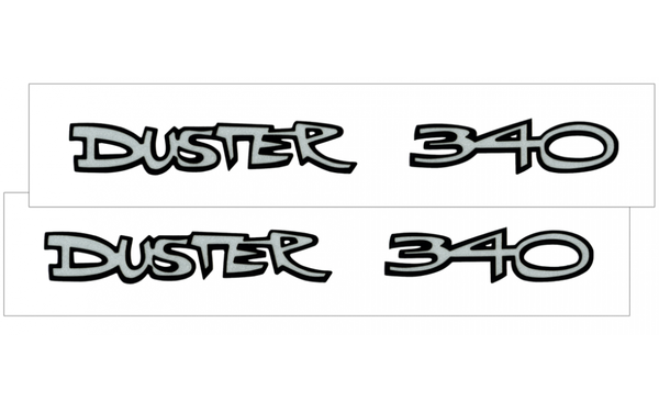 1970 1971 1972 PLYMOUTH DUSTER 340 FENDER DECALS PAIR