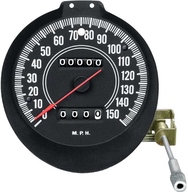 1970-1971  E-Body Rallye 150 Mph Speedometer