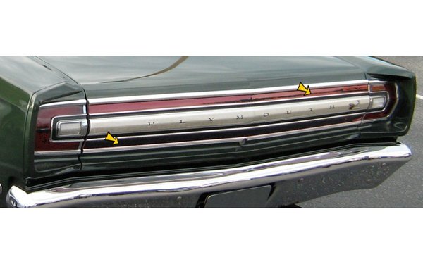 1968 Plymouth Road Runner Tail Panel Pinstripe kit