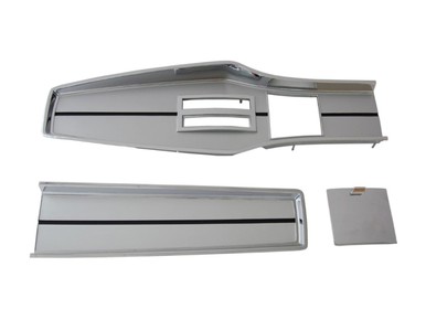  1967-68 A-body Chrome Automatic Console Plate Kit