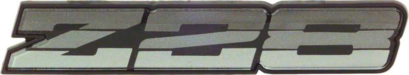 1985-87 Camaro Z28 Gray Rocker Emblem 