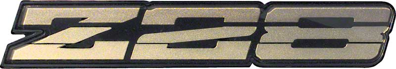1985-87 Camaro Z28 Dark Gold Rocker Emblem 