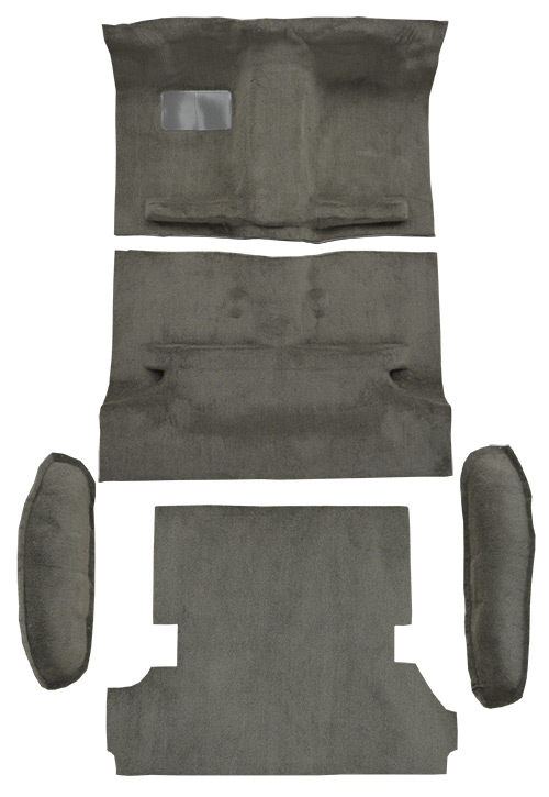 1989-1994 Isuzu Amigo Complete Cutpile Carpet Flooring 801 Black