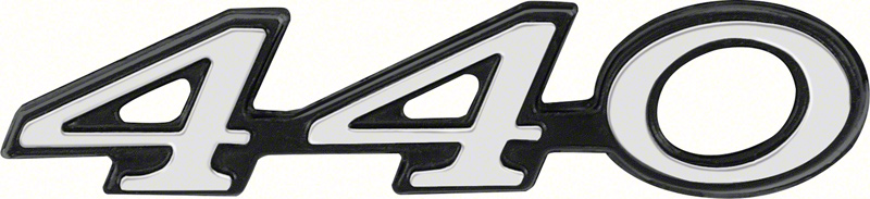 1969-70 Coronet "440"Fender Emblem 