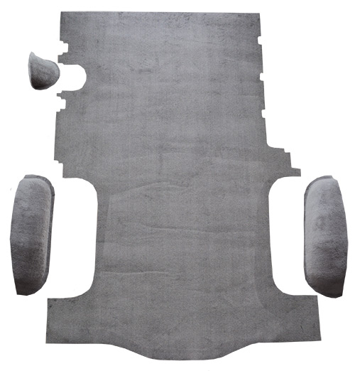 1996-2002 GMC Savana 3500 Van Short Fits 135 Wheel Base Cargo Area Cutpile Carpet Flooring 801 Black