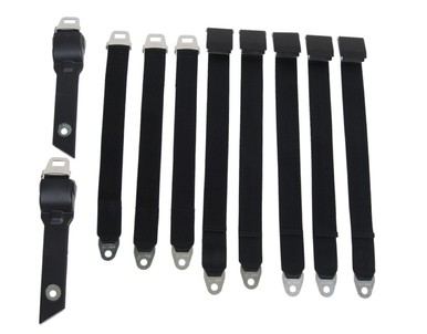 3850-69CBUK 1968-69 A-body Convertible Bucket Seat Belt Set