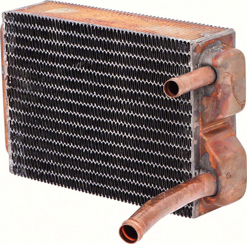 1967-68 GM F-Body; 68-69 Nova W/ AC - Copper/Brass Heater Core (9-1/2" X 6-3/8" X 2-1/2") 