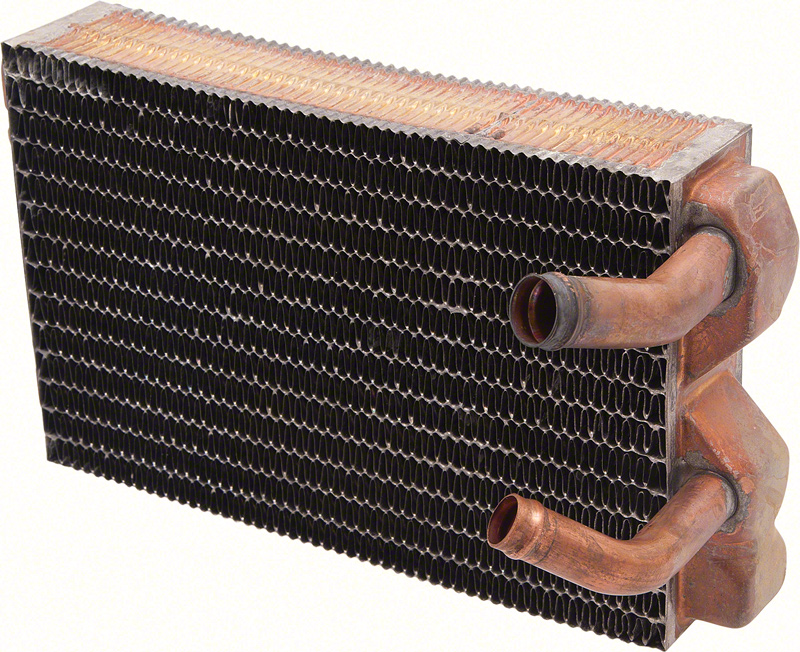 1969-81 GM F-Body W/O AC - Copper/Brass Heater Core (6-5/8" x 2" x 6") 