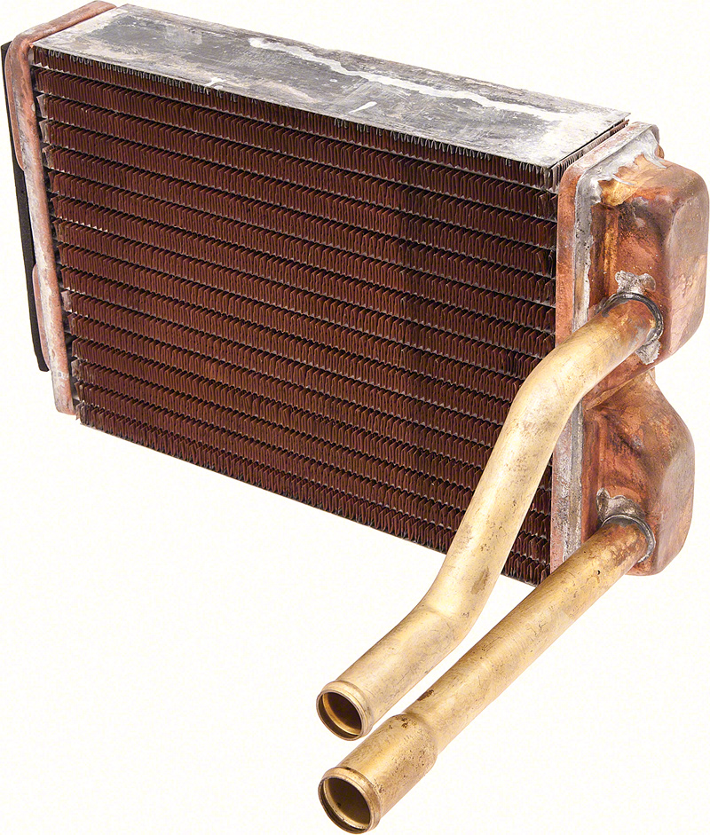 1967-68 Camaro W/ Big Block Engine W/O AC -Copper/Brass Heater Core (9-1/2" X 6-3/8" X 2-1/2") 