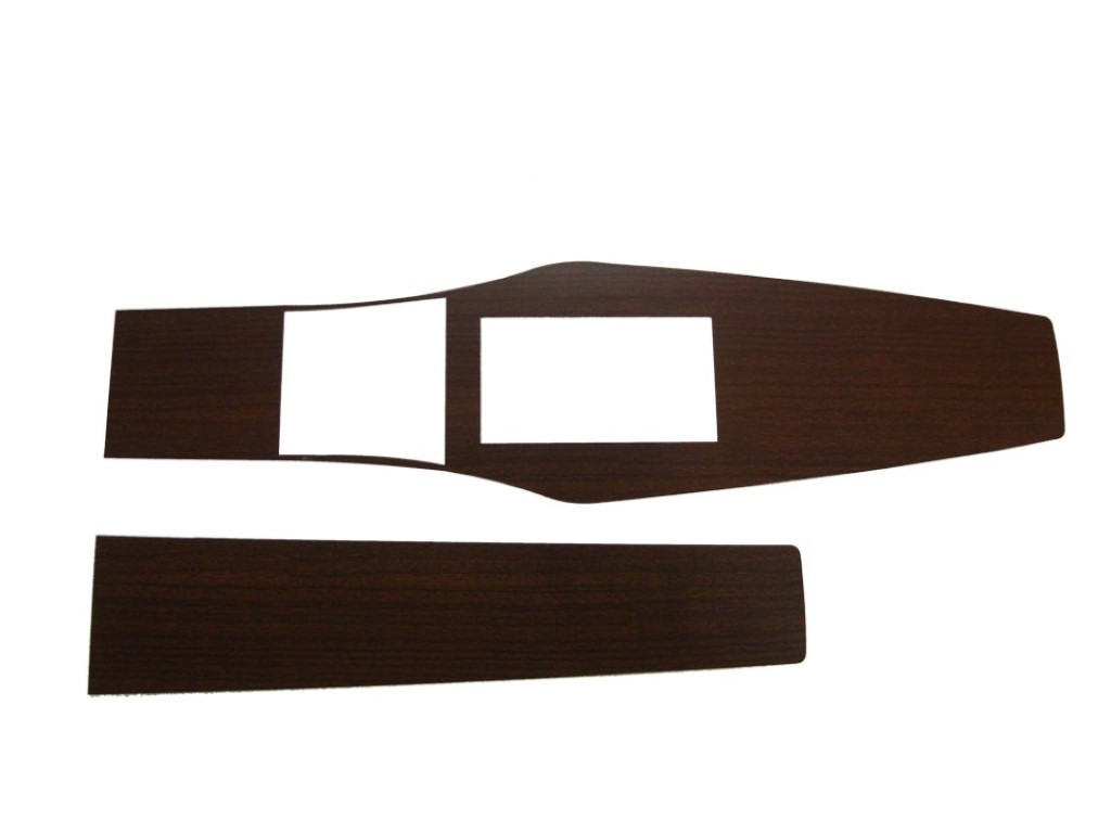 Mopar 1969-70 A-body 4 Speed Console Woodgrain Inserts