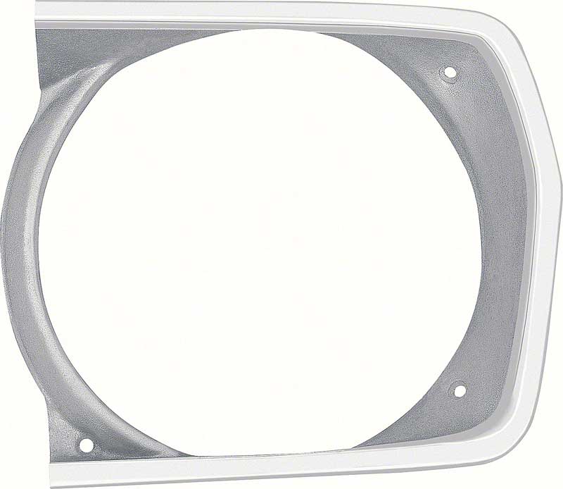 1971-72 Duster 340 / Duster Twister Sharktooth Grill Headlamp Bezel - LH 