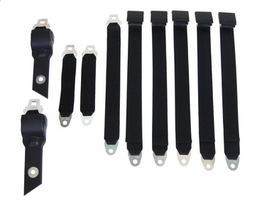 1970 B-body Convertible Bucket Seat Belt Set