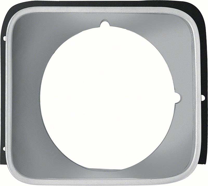 1975-78 NovaLH Standard Headlamp Bezel (Silver ) 