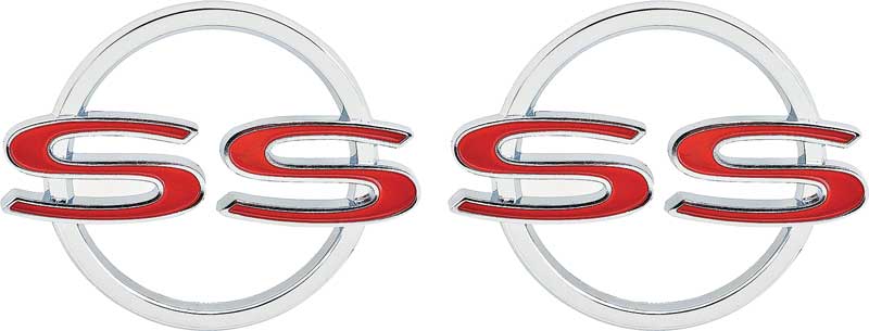 1964 Impala SS Quarter Panel Emblems 