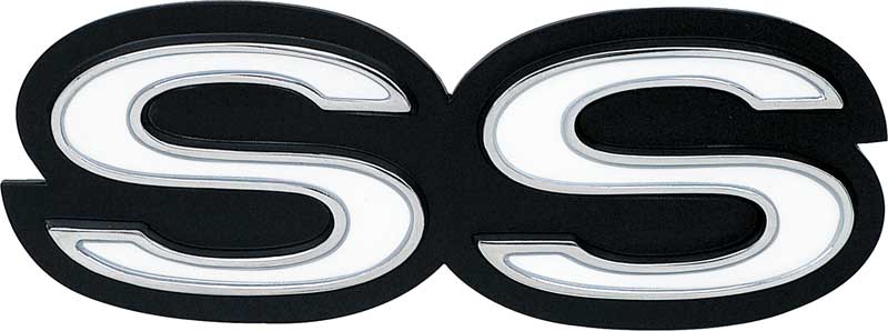 1967-68 CAMARO, 1968-69 NOVA "SS" GRILL EMBLEM 