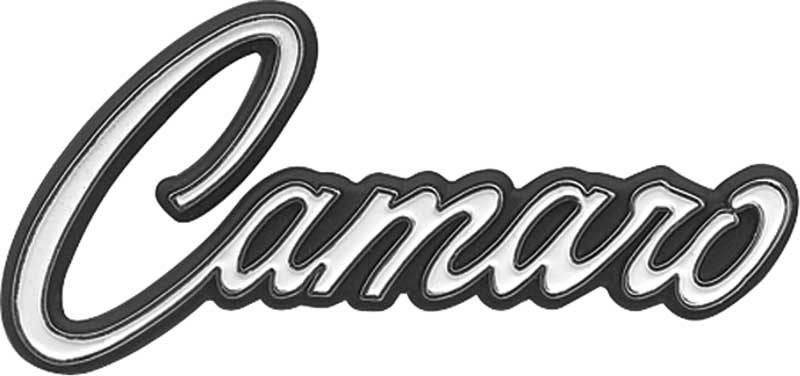 1968 Camaro - "CAMARO" Glove Box Door Emblem 