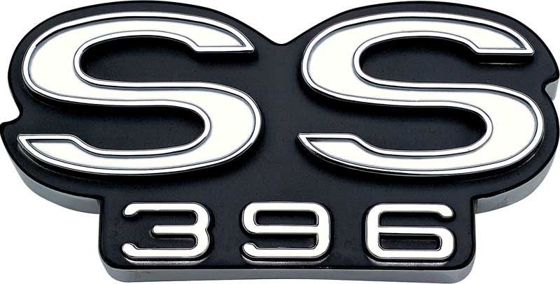 1969 CHEVELLE "SS 396" GRILL EMBLEM 