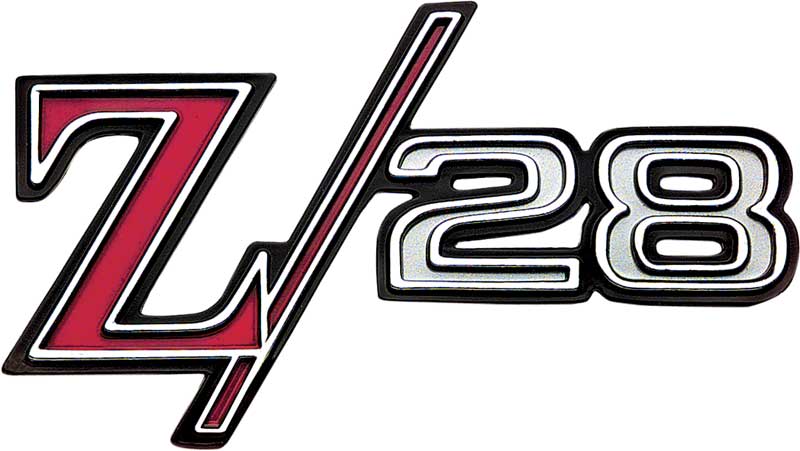 1968 Camarop "Z/28" Front Fender Emblem 