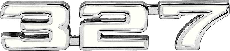 1969 Camaro / Nova "327" Fender Emblem 