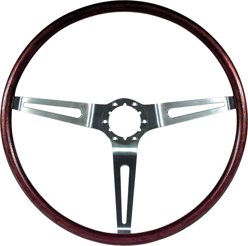 1969-70 16" Simulated Rosewood Steering Wheel 