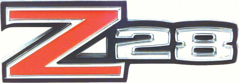 1970-73 Camaro "Z28" Rear Spoiler Emblem 