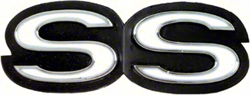 1969 Camaro "SS" Grill Emblem without Rally Sport Option 