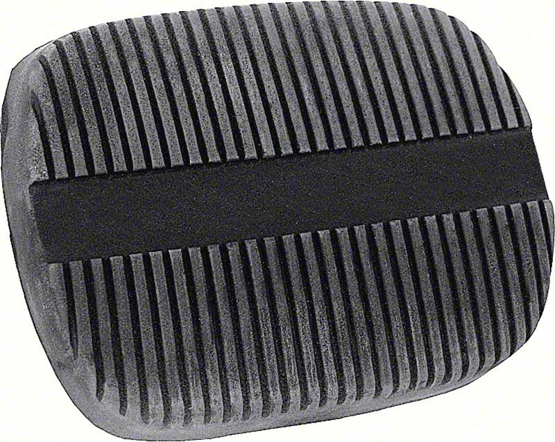 1958-67 With Manual Transmission Brake/Clutch Pedal Pad 