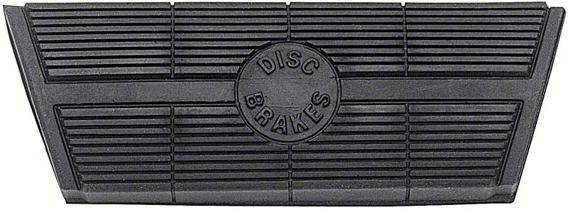 1971-76 Disc Brake Pedal Pad With Automatic Transmission 