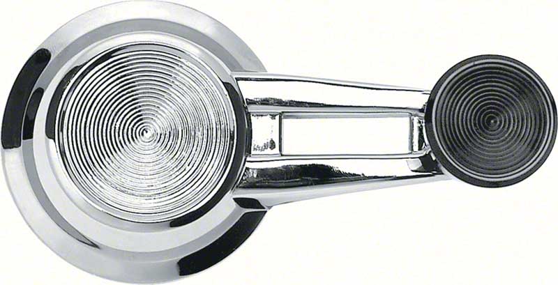 1961-64 Double Arm With Black Knob Vent Window Crank Handle 