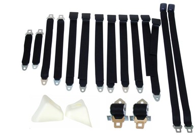 2850-70BEN 1970 E-body Bench Seat Belt Set