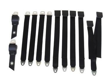 1968-1969 B-body Convertible Bench Seat Belt Set