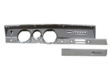  1967 A-body Woodgrain Rallye Dash Bezel Kit (AC)