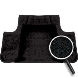 1968-72 Nova Superior oer&Reg; Black Molded Loop TrunkCarpet 