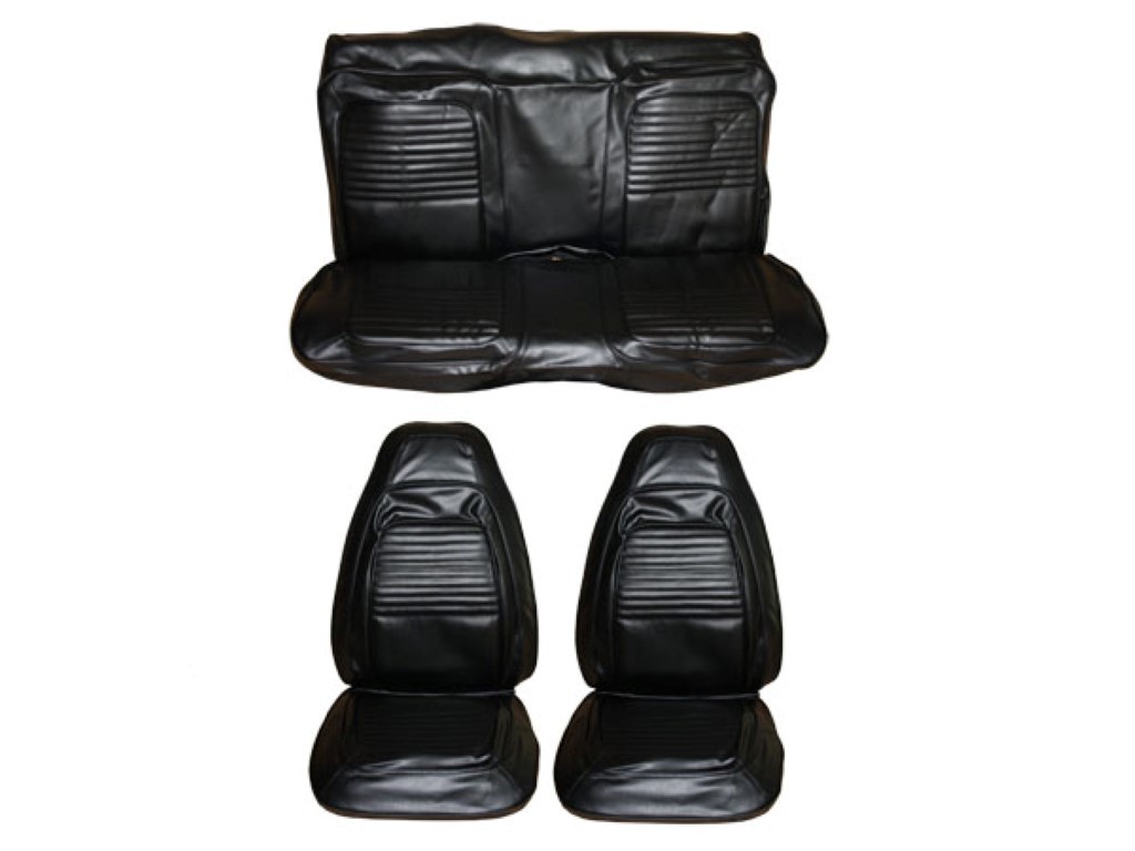 5504-BUK-100 1970 Cuda Barracuda Front Bucket Seat Cover Set