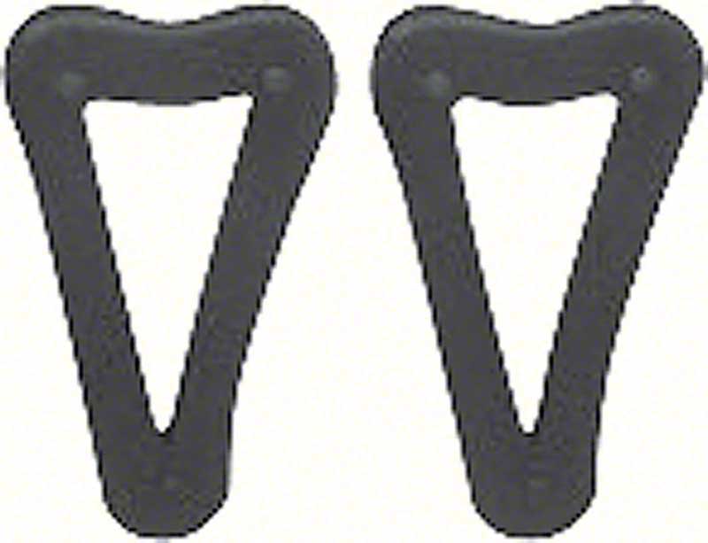 1968 Firebird Rear Side Marker Gaskets (Black) 