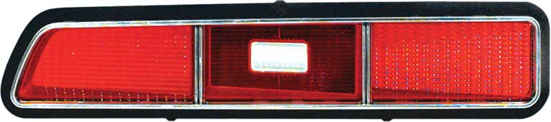 1969 Camaro Left Hand (Driver Side) Standard Tail Light Lens 